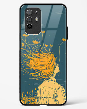 Golden Cascade [BREATHE] Glass Case Phone Cover (Oppo)