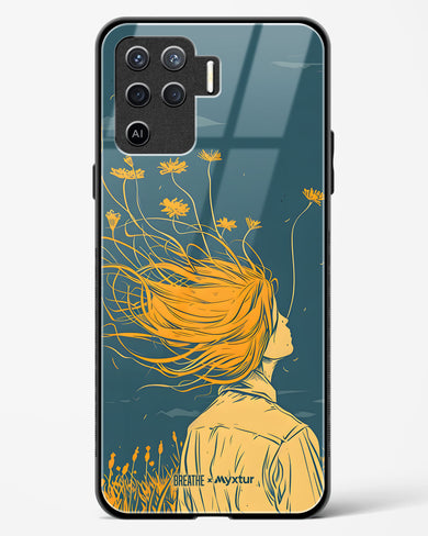 Golden Cascade [BREATHE] Glass Case Phone Cover (Oppo)