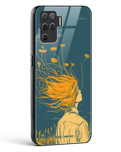 Golden Cascade [BREATHE] Glass Case Phone Cover (Oppo)