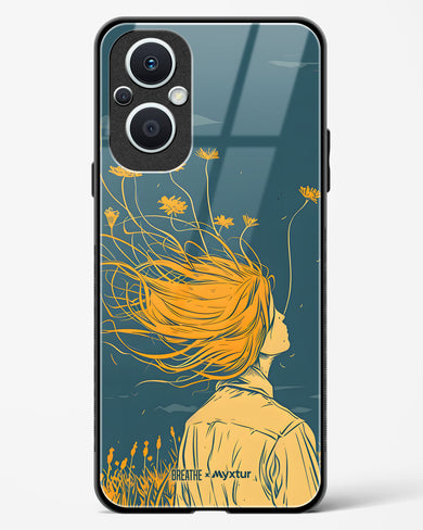 Golden Cascade [BREATHE] Glass Case Phone Cover (Oppo)