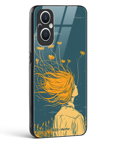 Golden Cascade [BREATHE] Glass Case Phone Cover (Oppo)