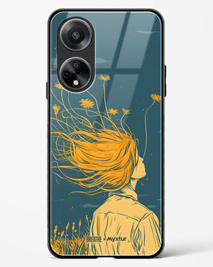 Golden Cascade [BREATHE] Glass Case Phone Cover (Oppo)