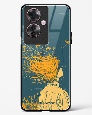 Golden Cascade [BREATHE] Glass Case Phone Cover (Oppo)