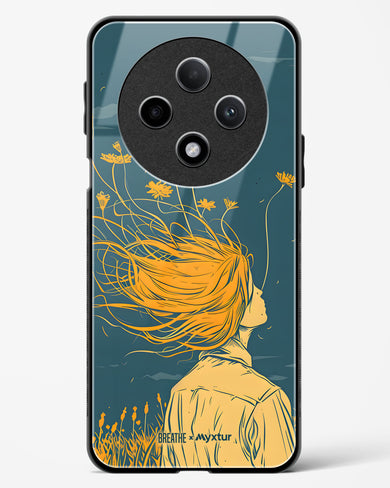 Golden Cascade [BREATHE] Glass Case Phone Cover (Oppo)