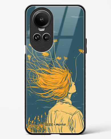 Golden Cascade [BREATHE] Glass Case Phone Cover (Oppo)