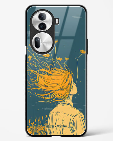 Golden Cascade [BREATHE] Glass Case Phone Cover (Oppo)