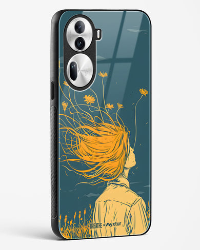 Golden Cascade [BREATHE] Glass Case Phone Cover (Oppo)