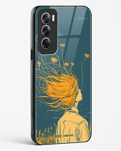 Golden Cascade [BREATHE] Glass Case Phone Cover (Oppo)