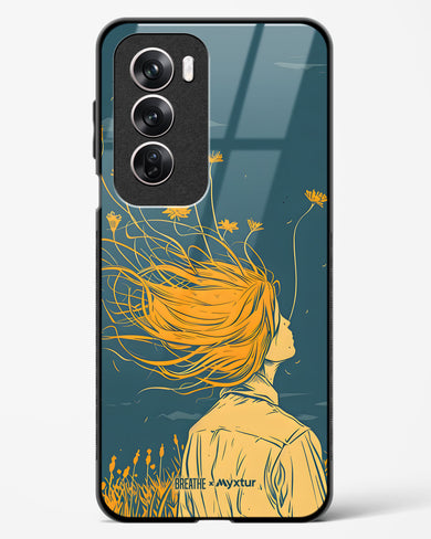 Golden Cascade [BREATHE] Glass Case Phone Cover (Oppo)