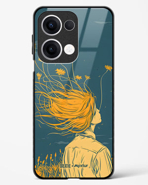 Golden Cascade [BREATHE] Glass Case Phone Cover (Oppo)