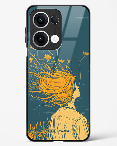 Golden Cascade [BREATHE] Glass Case Phone Cover (Oppo)