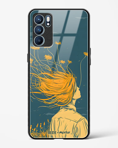 Golden Cascade [BREATHE] Glass Case Phone Cover (Oppo)