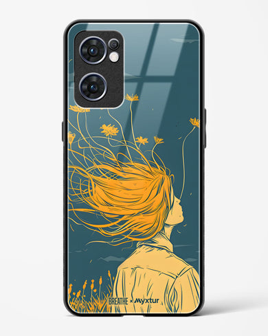 Golden Cascade [BREATHE] Glass Case Phone Cover (Oppo)