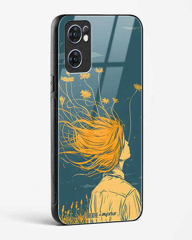 Golden Cascade [BREATHE] Glass Case Phone Cover (Oppo)