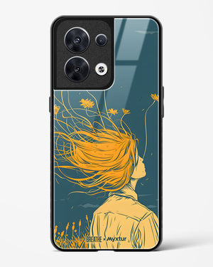 Golden Cascade [BREATHE] Glass Case Phone Cover (Oppo)