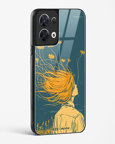 Golden Cascade [BREATHE] Glass Case Phone Cover (Oppo)