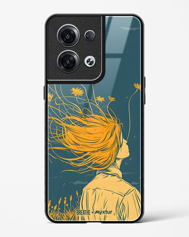 Golden Cascade [BREATHE] Glass Case Phone Cover (Oppo)