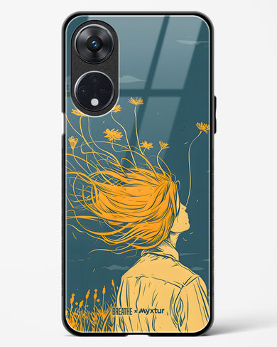 Golden Cascade [BREATHE] Glass Case Phone Cover (Oppo)