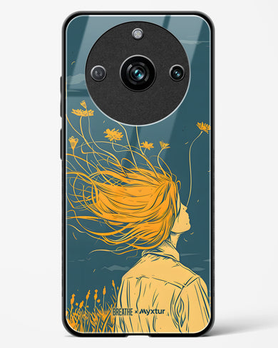 Golden Cascade [BREATHE] Glass Case Phone Cover (Realme)