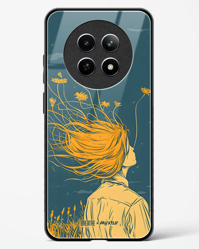 Golden Cascade [BREATHE] Glass Case Phone Cover (Realme)