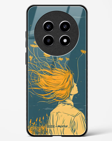 Golden Cascade [BREATHE] Glass Case Phone Cover (Realme)