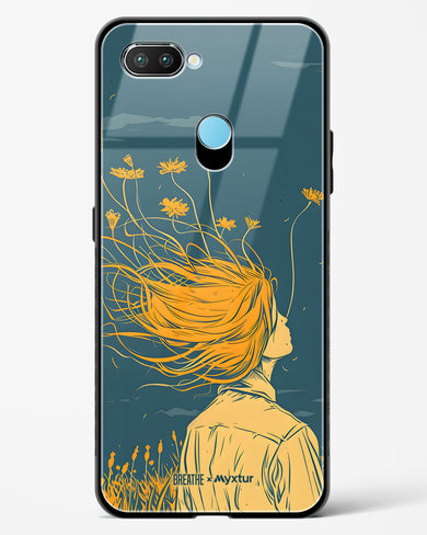 Golden Cascade [BREATHE] Glass Case Phone Cover (Realme)