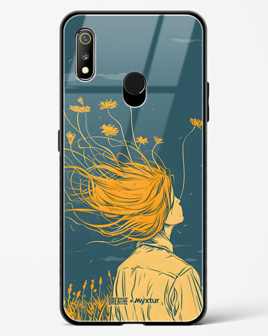 Golden Cascade [BREATHE] Glass Case Phone Cover (Realme)