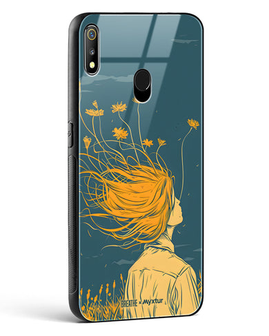 Golden Cascade [BREATHE] Glass Case Phone Cover (Realme)