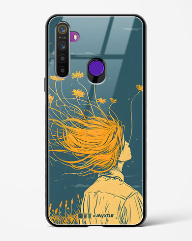 Golden Cascade [BREATHE] Glass Case Phone Cover (Realme)