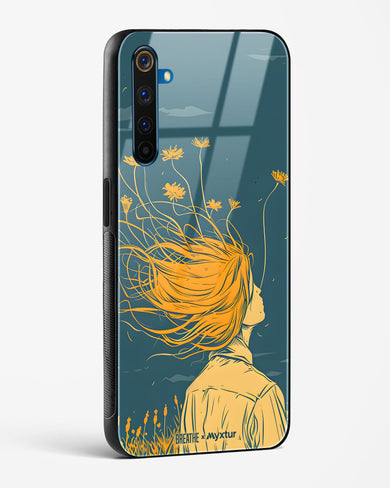 Golden Cascade [BREATHE] Glass Case Phone Cover (Realme)