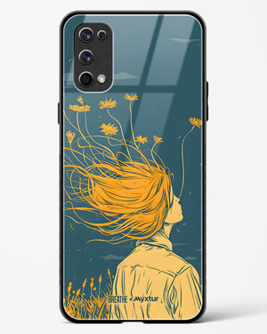 Golden Cascade [BREATHE] Glass Case Phone Cover (Realme)