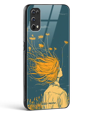 Golden Cascade [BREATHE] Glass Case Phone Cover (Realme)