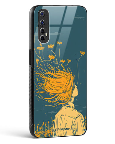 Golden Cascade [BREATHE] Glass Case Phone Cover (Realme)