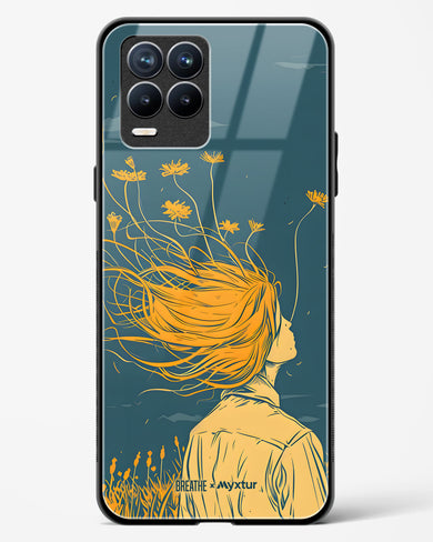 Golden Cascade [BREATHE] Glass Case Phone Cover (Realme)