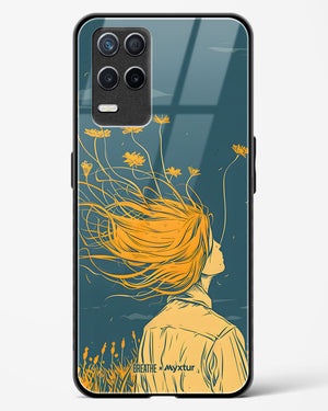 Golden Cascade [BREATHE] Glass Case Phone Cover (Realme)