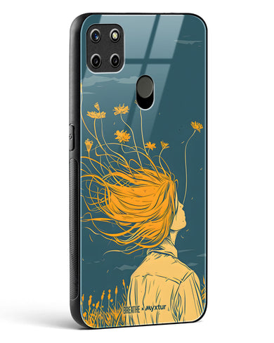 Golden Cascade [BREATHE] Glass Case Phone Cover (Realme)