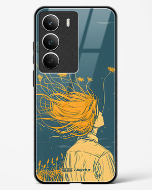 Golden Cascade [BREATHE] Glass Case Phone Cover (Realme)