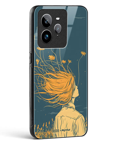 Golden Cascade [BREATHE] Glass Case Phone Cover (Realme)