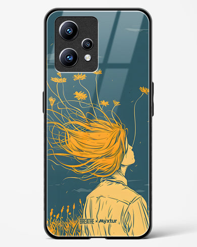 Golden Cascade [BREATHE] Glass Case Phone Cover (Realme)