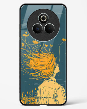 Golden Cascade [BREATHE] Glass Case Phone Cover (Realme)