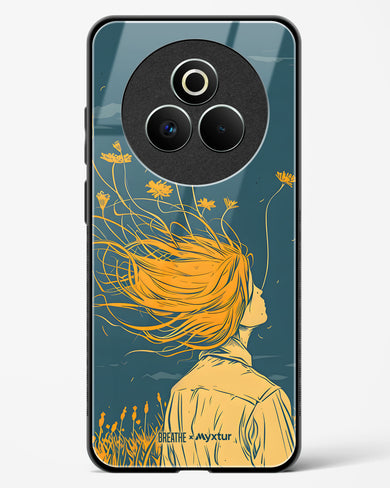 Golden Cascade [BREATHE] Glass Case Phone Cover (Realme)