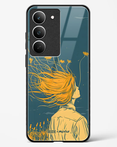 Golden Cascade [BREATHE] Glass Case Phone Cover (Realme)