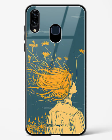 Golden Cascade [BREATHE] Glass Case Phone Cover (Samsung)