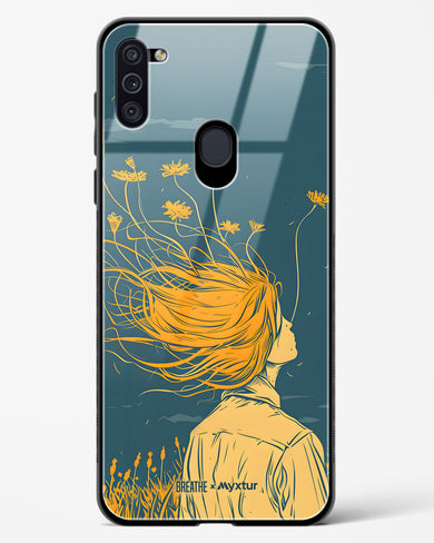 Golden Cascade [BREATHE] Glass Case Phone Cover (Samsung)