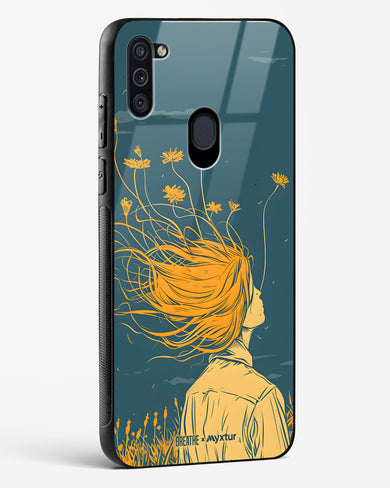 Golden Cascade [BREATHE] Glass Case Phone Cover (Samsung)