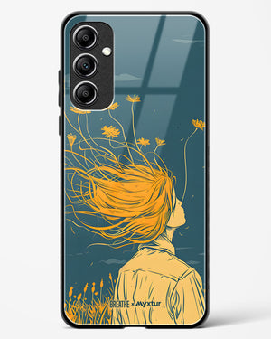 Golden Cascade [BREATHE] Glass Case Phone Cover (Samsung)