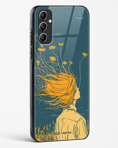 Golden Cascade [BREATHE] Glass Case Phone Cover (Samsung)