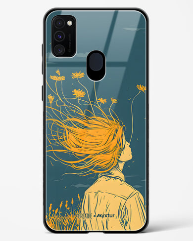 Golden Cascade [BREATHE] Glass Case Phone Cover (Samsung)