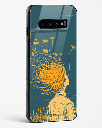 Golden Cascade [BREATHE] Glass Case Phone Cover (Samsung)
