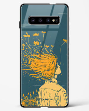 Golden Cascade [BREATHE] Glass Case Phone Cover (Samsung)